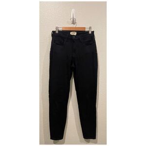 L'AGENCE Margot Skinny Noir Black Jeans